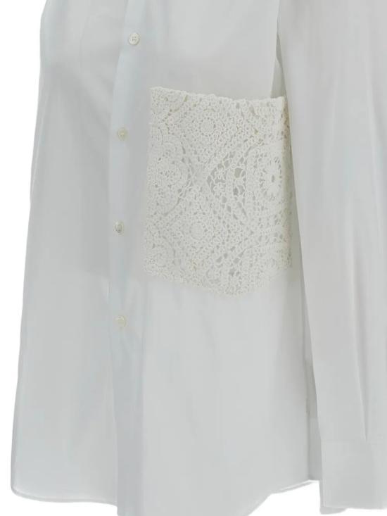 26SS 꼼데가르송 셔츠 GQ B012 WHITE X OFF WHITE - COMME DES GARCONS