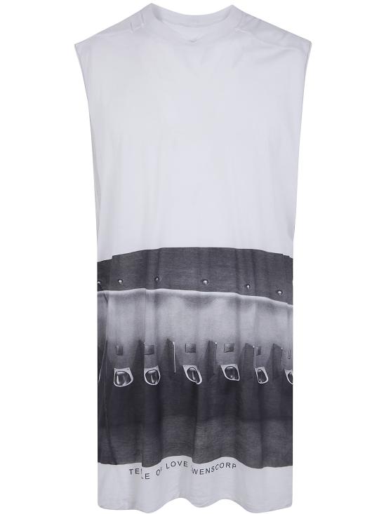 26SS 릭 오웬스 민소매 티셔츠 RR01F2108 BHEP4 5109 MILK WASH BLACK