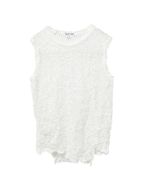 26SS 꼼데가르송 민소매 티셔츠 RQ T015 WHITE - COMME DES GARCONS