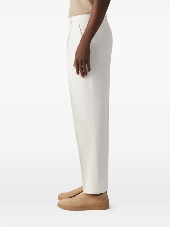 26SS 에르메네질도제냐 스트레이트 팬츠 UHI05A3 TP45 N01 WHITE - ERMENEGILDO ZEGNA