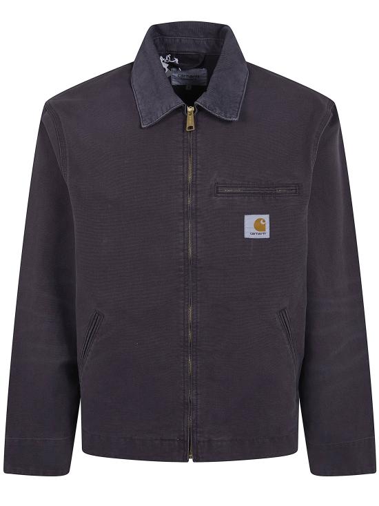 26SS 칼하트 WIP 스톤 캔버스 디트로이트 자켓 I034819 3MB4O 3MB4O SHALE SHALE STONE CANVAS