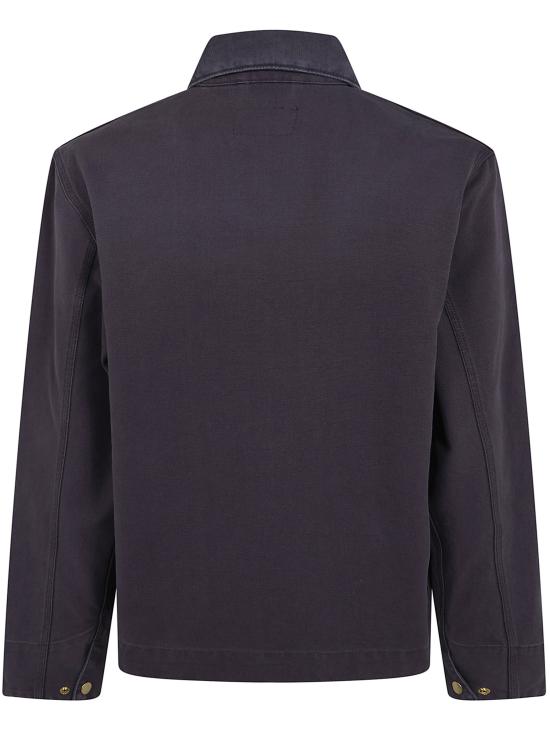 26SS 칼하트 WIP 스톤 캔버스 디트로이트 자켓 I034819 3MB4O 3MB4O SHALE SHALE STONE CANVAS - CARHARTT WIP