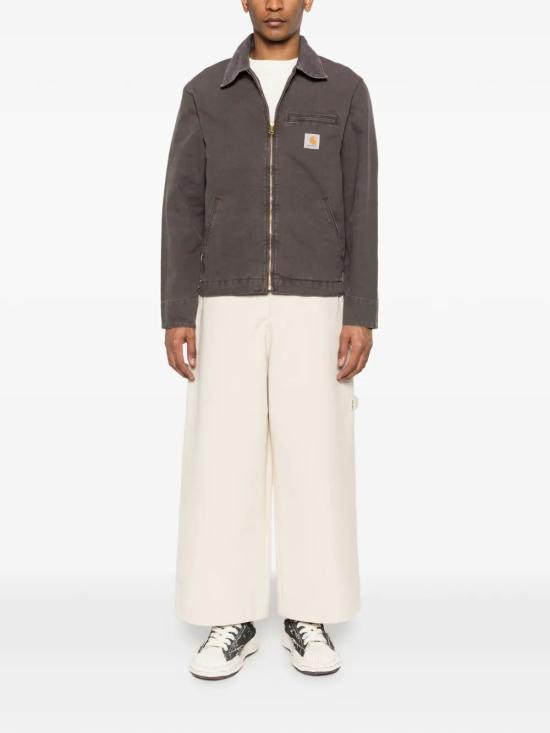 26SS 칼하트 WIP 스톤 캔버스 디트로이트 자켓 I034819 3MB4O 3MB4O SHALE SHALE STONE CANVAS - CARHARTT WIP