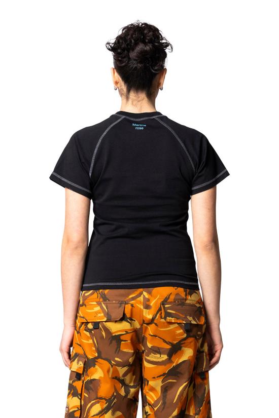 26SS 마틴로즈 반팔 티셔츠 639JS02001P BLK - MARTINE ROSE