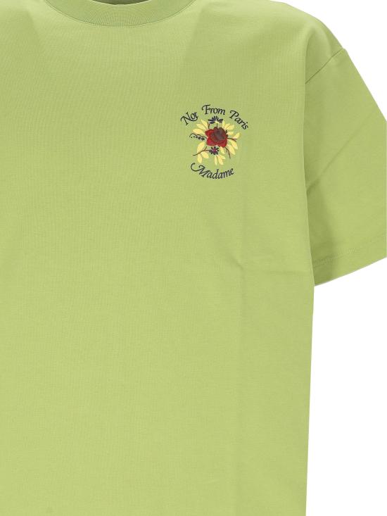 26SS 드롤드무슈 반팔 티셔츠 JTS210CO002 LOL Light olive - DROLE DE MONSIEUR