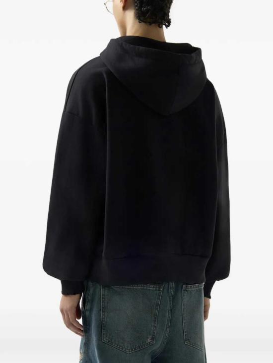 26SS 지씨디에스 후드 티셔츠 C1MWBE126F034 BLACK MIX 999X - GCDS