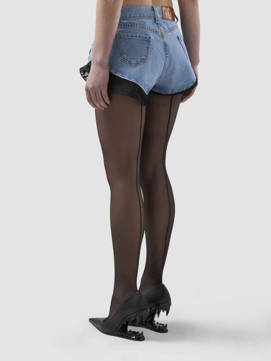 26SS 지씨디에스 데님 숏팬츠 C1WWBL371D140 COPEN BLUE BLACK 740B - GCDS