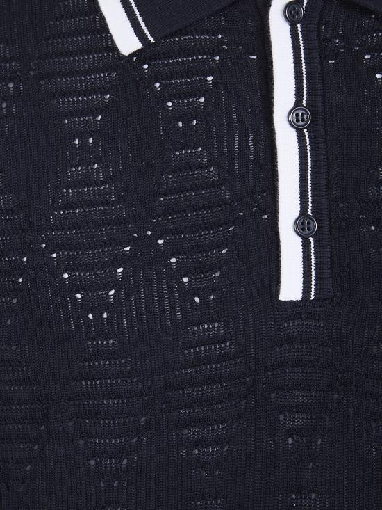 26SS 라니우스 폴로 티셔츠 S6LAMAKP009 110 BLACK - LANEUS