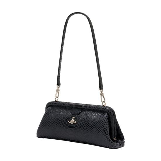 26SS 비비안웨스트우드 숄더백 4B01001EW L00BG P201 black - VIVIENNE WESTWOOD