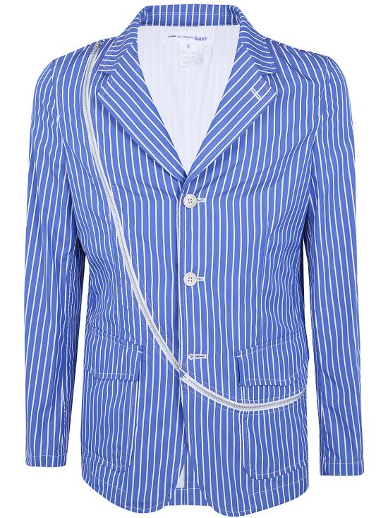 26SS 꼼데가르송 수트 자켓 FQ J507 BLUE STRIPES