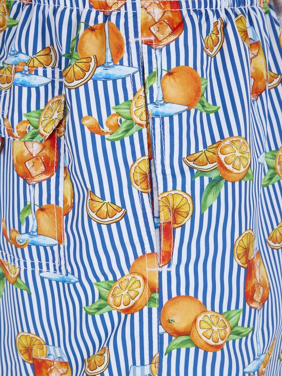 26SS 세인트바쓰 스윔팬츠 GUS001 08195L 61 BLUE ORANGE - MC2 SAINT BARTH