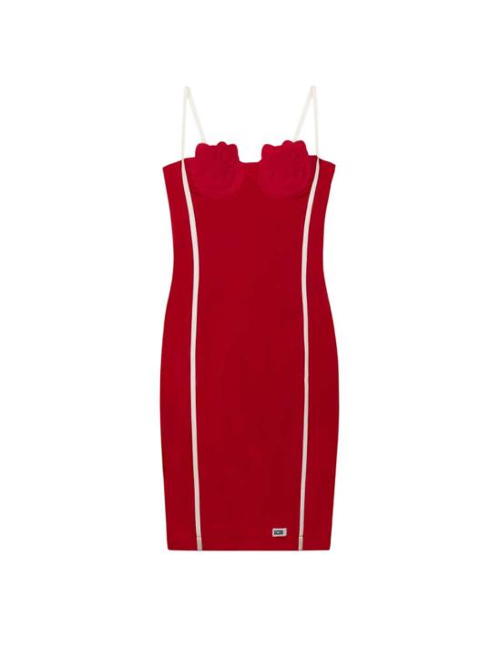 26SS 지씨디에스 숏 원피스 C1WWHB351J142 BARBADOS CHERRY WHITE 446A