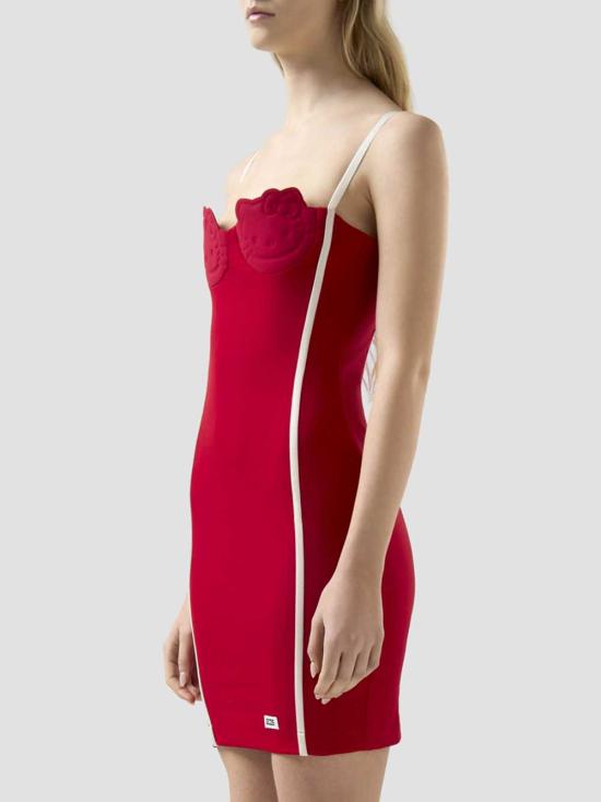 26SS 지씨디에스 숏 원피스 C1WWHB351J142 BARBADOS CHERRY WHITE 446A - GCDS