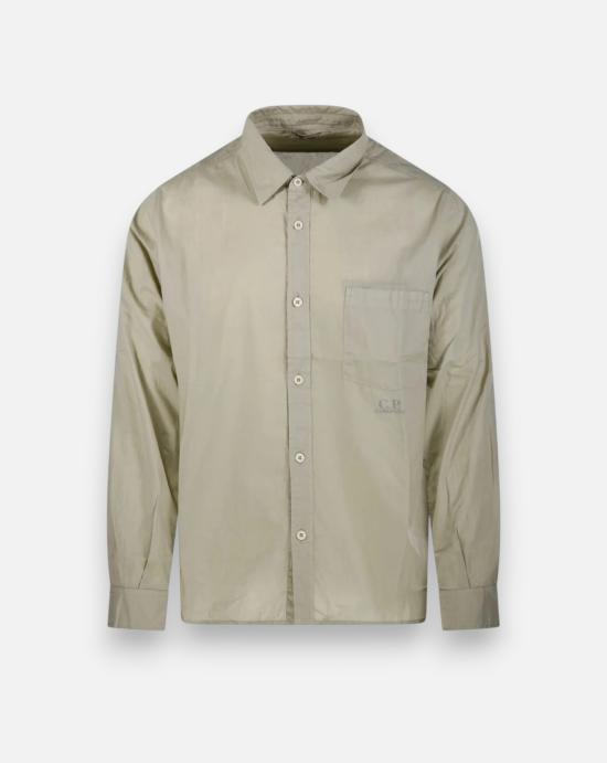 26SS 씨피 컴퍼니 긴팔 셔츠 20CMSH225A110349G 610 MOSS GRAY Green