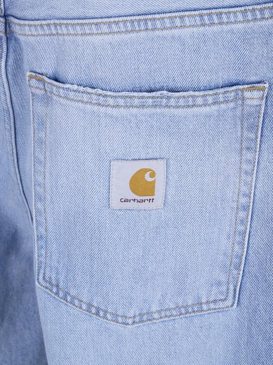 26SS 칼하트 WIP 데님 숏팬츠 I037161 01WU 01WU BLUE HEAVY WORN BLEACHED - CARHARTT WIP