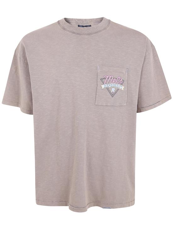 26SS 리프레젠트 반팔 티셔츠 MLM100565 DUSTY BROWN