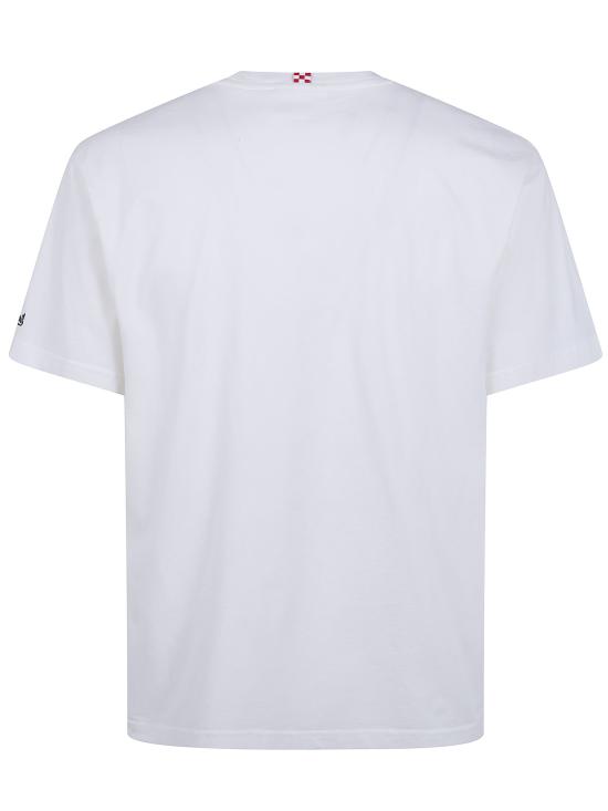 26SS 세인트바쓰 반팔 티셔츠 POT0001 01997L 01N WHITE EMBROIDERED - MC2 SAINT BARTH