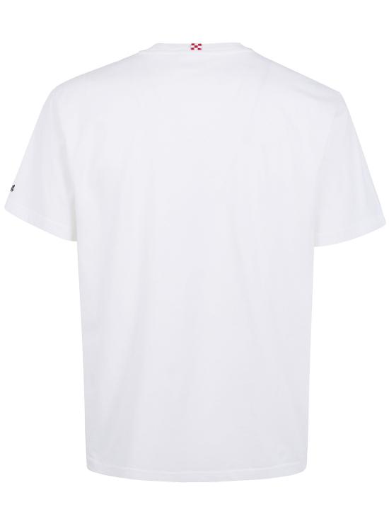 26SS 세인트바쓰 반팔 티셔츠 POT0001 04452L 10 BEIGE EMBROIDERED - MC2 SAINT BARTH