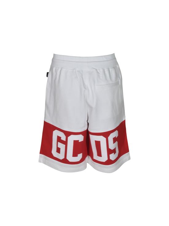 26SS 지씨디에스 숏팬츠 Z0MLQL228F004 100 Optic white - GCDS