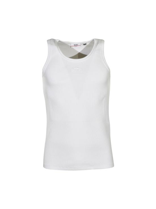 26SS 지씨디에스 민소매 티셔츠 Z0MEQC291J019 100 Optic white