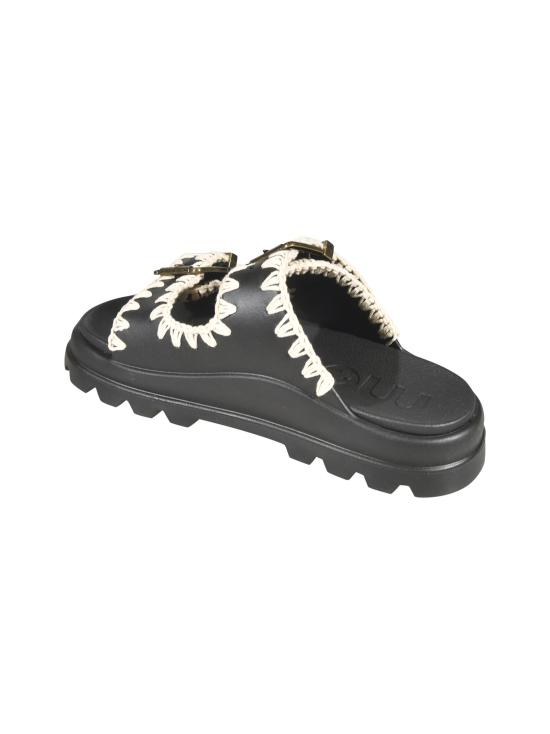 26SS 모우 뮬/슬리퍼 661001N BKWH Black - MOU