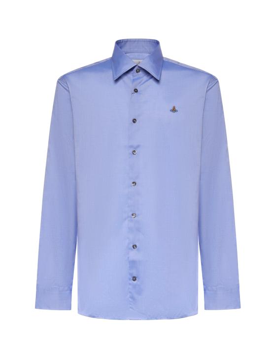 26SS 비비안웨스트우드 긴팔 셔츠 2401000J W01ESK403 Blue