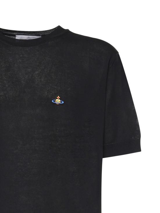 26SS 비비안웨스트우드 반팔 티셔츠 2701002G Y003FN401 Black - VIVIENNE WESTWOOD
