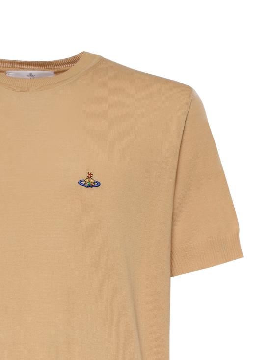 26SS 비비안웨스트우드 반팔 티셔츠 2701002G Y003FC404 SAND - VIVIENNE WESTWOOD