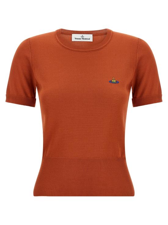 26SS 비비안웨스트우드 베아 니트 반소매 스웨터 1803002QY003FC409