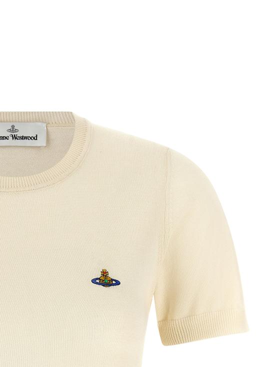 26SS 비비안웨스트우드 베아 니트 반소매 스웨터 1803002QY003FA408 - VIVIENNE WESTWOOD