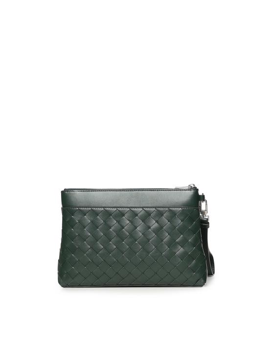 26SS 보테가베네타 인트레치아토 프리즘 파우치 795712 V2HL13123 Alpi green - BOTTEGA VENETA