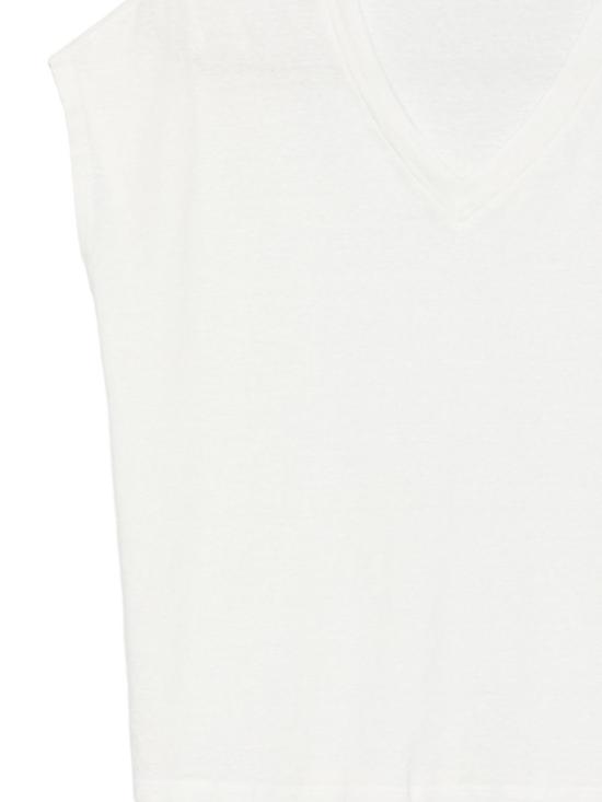 26SS 안네클레르 민소매 티셔츠 D1676 475001 Bianco - ANNECLAIRE