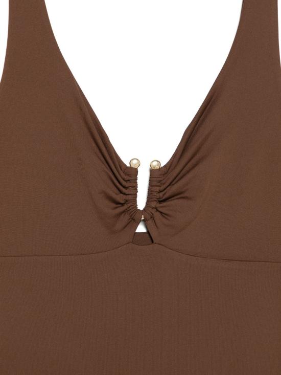 26SS 피시코 원피스 수영복 FR81M0 F0406 Brown - FISICO