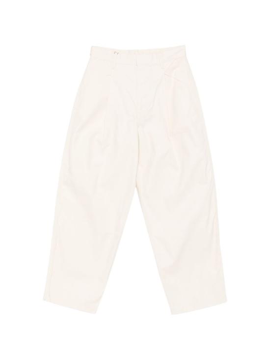 26SS 드롤드무슈 스트레이트 팬츠 BP202CO252 OW White