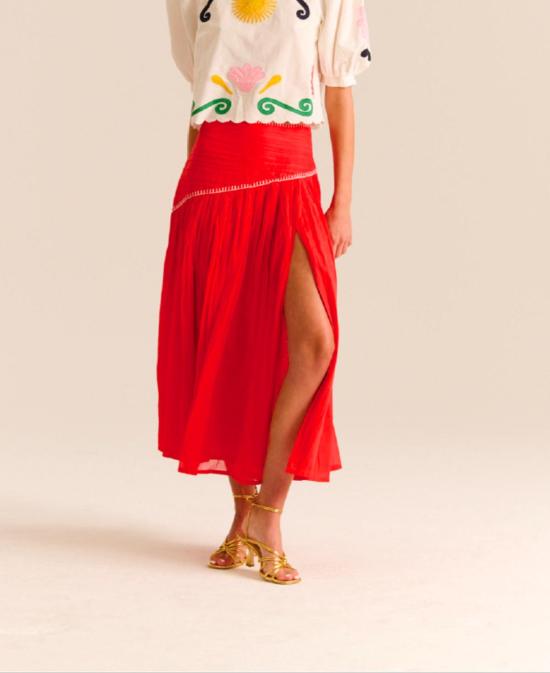  캐롤리나 케이 롱 스커트 캐롤라이나 K 이네스 스커트 - CAROLINA K