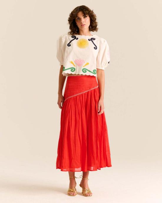  캐롤리나 케이 롱 스커트 캐롤라이나 K 이네스 스커트