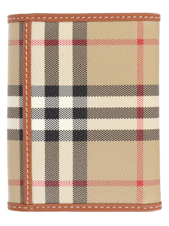 26SS 버버리 스몰 체크 폴딩 지갑 8109800 A9534 BEIGE - BURBERRY