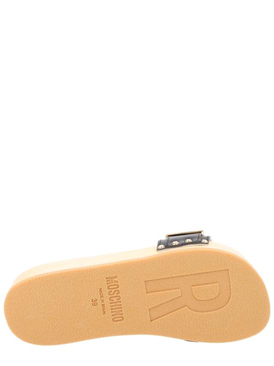 26SS 모스키노 샌들 MA28314Z1O MF0000 BLACK - MOSCHINO