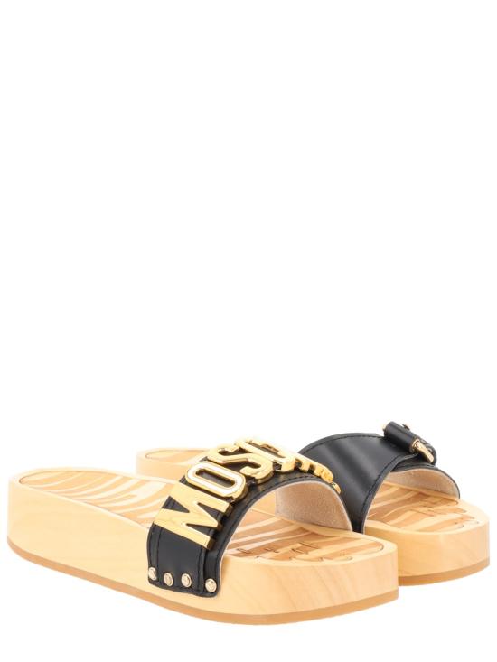 26SS 모스키노 샌들 MA28314Z1O MF0000 BLACK - MOSCHINO