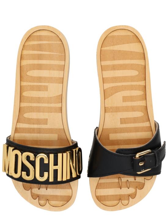 26SS 모스키노 샌들 MA28314Z1O MF0000 BLACK - MOSCHINO
