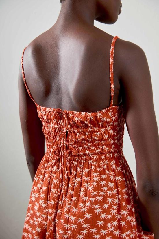  마리아 스탠리 롱 원피스 말차 드레스 팜 - MARIA STANLEY