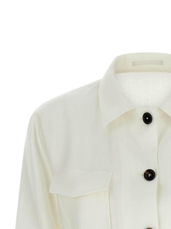 26SS 딸리아토레 가죽 자켓 JLAUREN340021EX808 White - TAGLIATORE