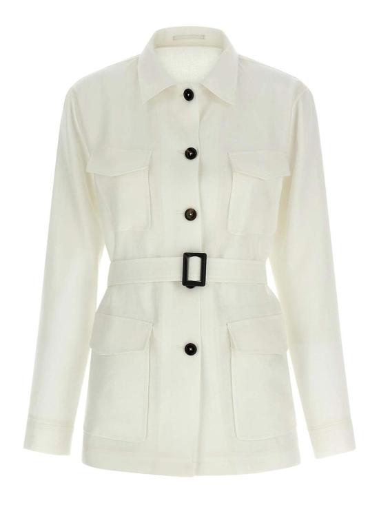 26SS 딸리아토레 가죽 자켓 JLAUREN340021EX808 White