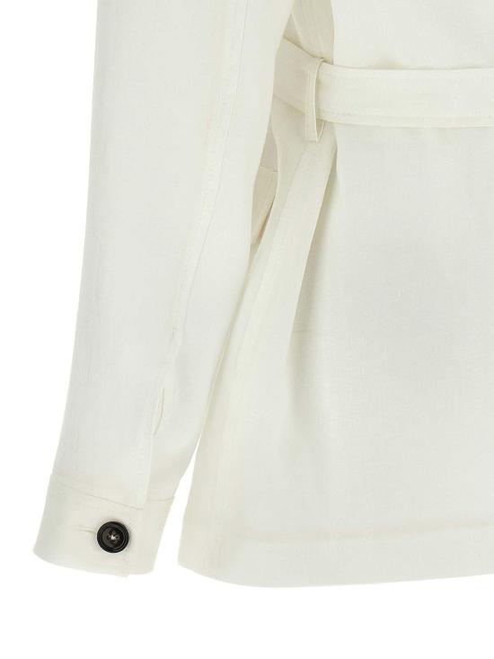 26SS 딸리아토레 가죽 자켓 JLAUREN340021EX808 White - TAGLIATORE