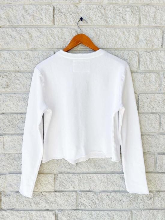  프랭크 앤 에일린 가디건 프랭크 & 아일린 재키 스웨트셔츠  화이트 - FRANK & EILEEN