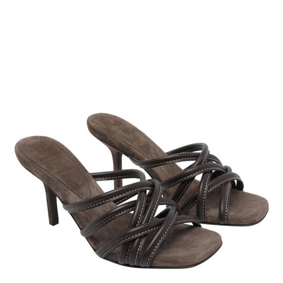 26SS 브루넬로 쿠치넬리 뮬/슬리퍼 MZGAC3241 C8279 Brown - BRUNELLO CUCINELLI