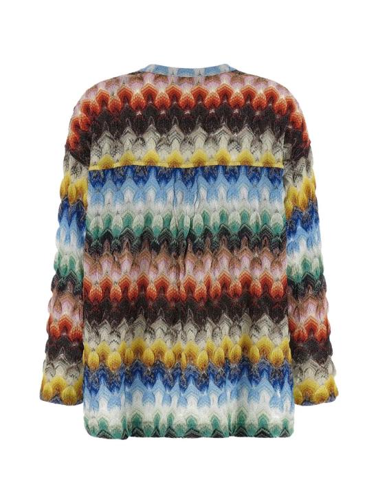 26SS 미소니 긴팔 티셔츠 DS26SJ01BR015JSMSNV Multicolor - MISSONI