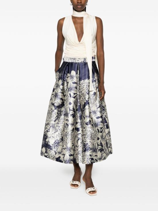 26SS 루나티카 밀라노 미디 스커트 LUNAKBRERA BLUE Blue - LUNATICA MILANO 