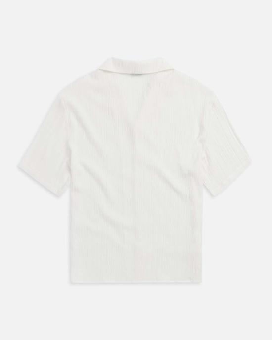  크로스트 탑 텍스처드 볼링 셔츠 - KROST