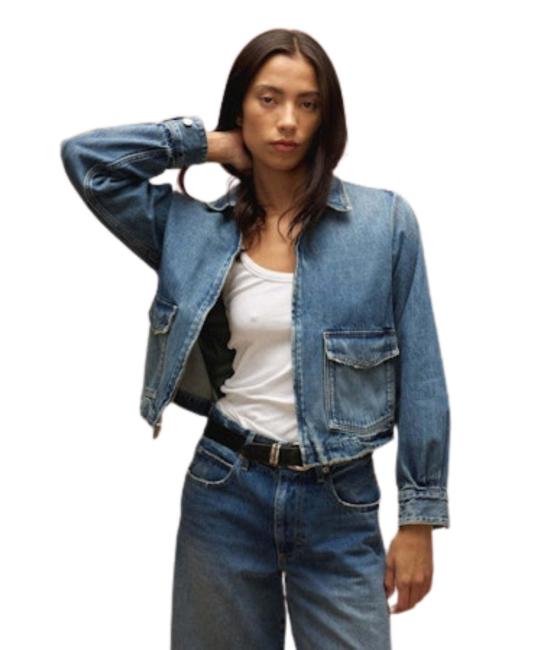  아모 데님 데님 자켓 샐리 재킷